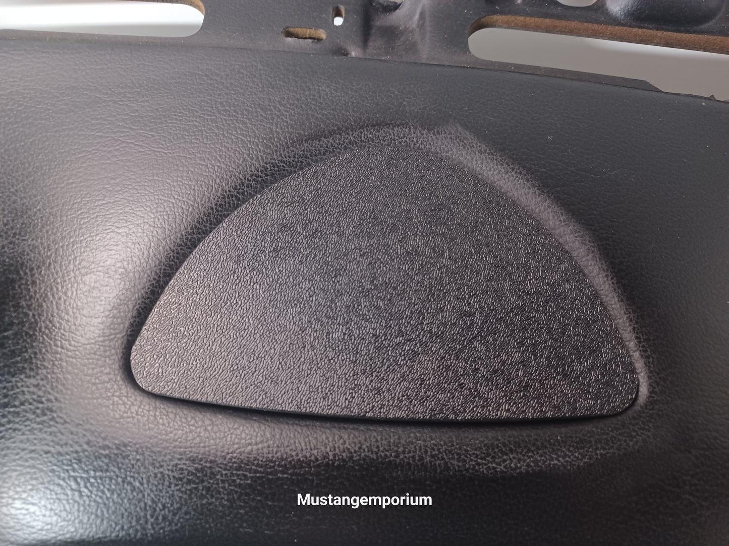 Dash Clock Delete Panel, 94-97 Ford Mustang SN-95 V6 GT Cobra, BLK ABS W/WO Magnet