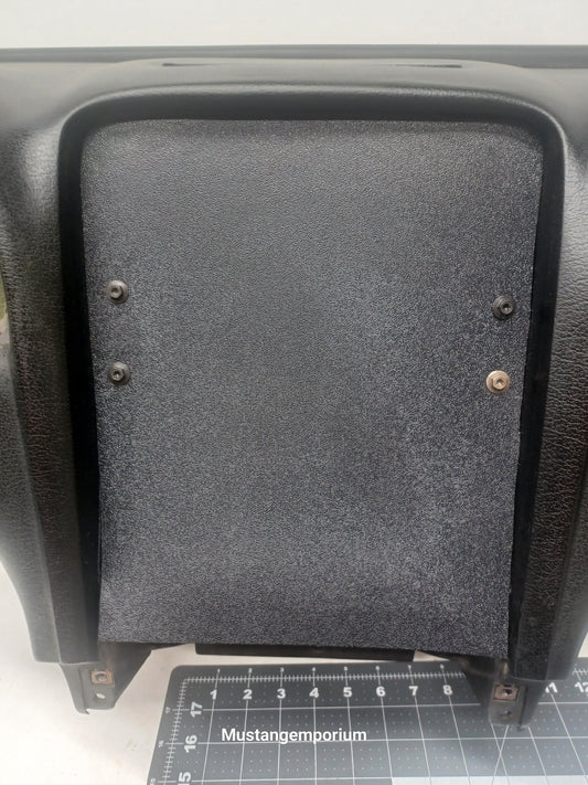 94-04 MUSTANG RADIO/AC VENT DELETE PANEL CNC'D FITMENT FACTORY MOUNTING HOLES