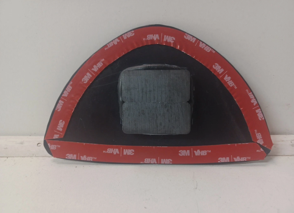 Dash Clock Delete Panel, 94-97 Ford Mustang SN-95 V6 GT Cobra, BLK ABS W/WO Magnet