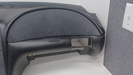 94-04 MUSTANG RADIO/AC VENT DELETE PANEL CNC'D FITMENT FACTORY MOUNTING HOLES